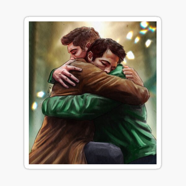 Item preview, Destiel reunion hug designed and sold by M-O-E-M.