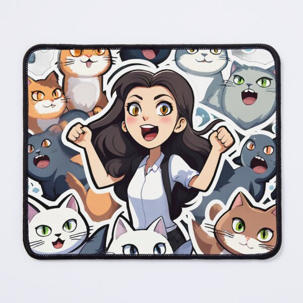 Item preview, Woman Yelling and Cats designed and sold by Chroma Artis.