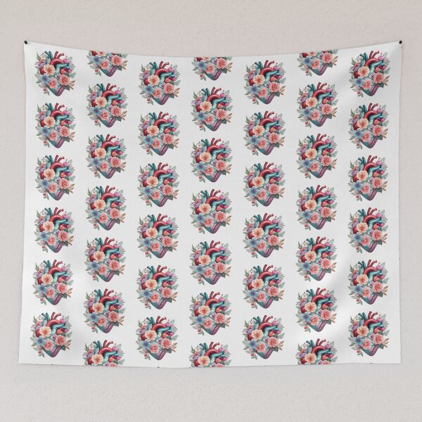 Item preview, cœur en fleurs & heart in flowers designed and sold by bonjourmadame4.