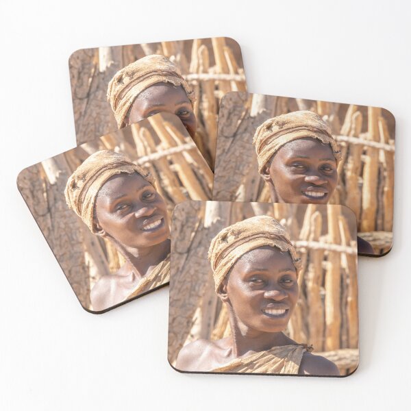 Item preview, Namibia. Damara Living Museum. Portrait of a Smiling Woman. designed and sold by vadim19.
