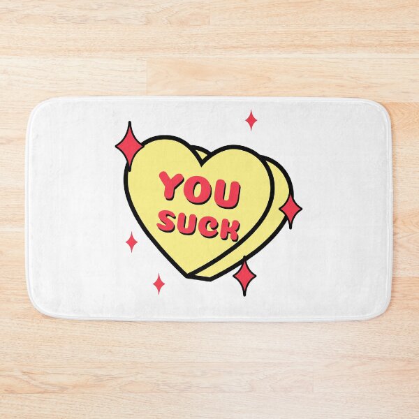 Item preview, you suck candy heart anti valentine designed and sold by dgutpro87.