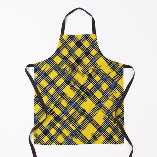 Item preview, Black, Blue and Yellow Plaid, Bold Abstract Plaid Design designed and sold by ZipperDragon88.