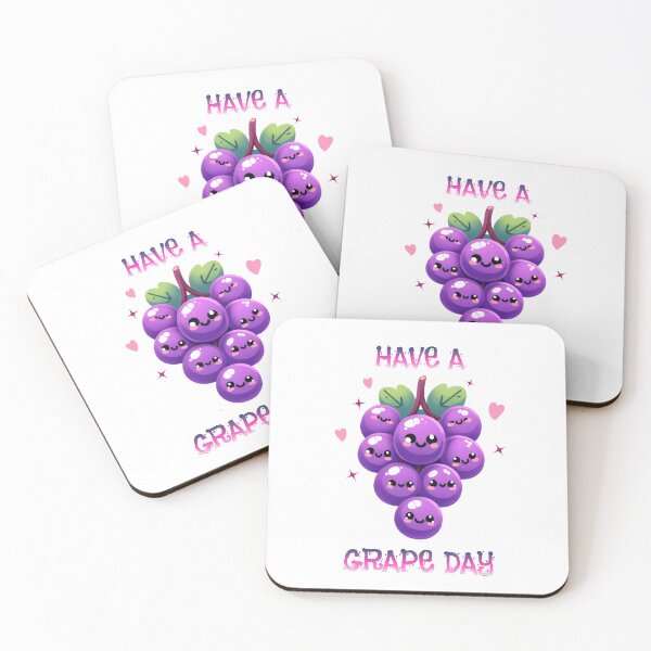 Item preview, Pun-Filled Cheer - "Have a Grape Day" designed and sold by Ingridpd.