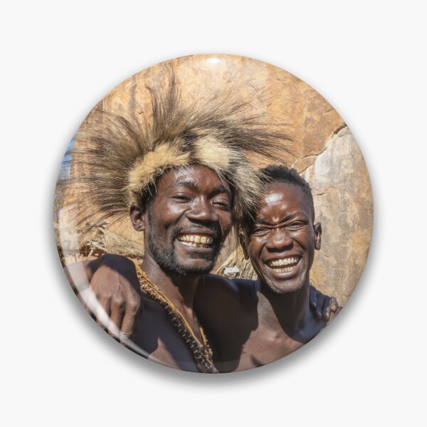 Item preview, Namibia. Damara Living Museum. Two Smiling Men. designed and sold by vadim19.