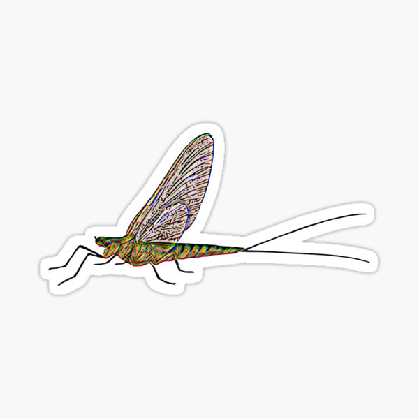 Mayfly Sticker — Dead Drift