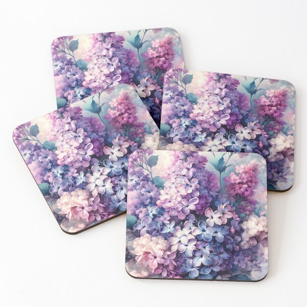 Item preview, Ethereal Lilac and Hydrangea Art Print designed and sold by mymagicstoreus.