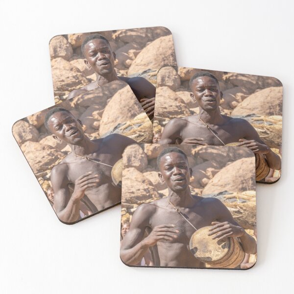 Item preview, Namibia. Damara Living Museum. Portrait of a Drummer. designed and sold by vadim19.