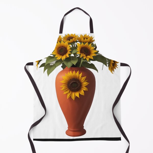 Item preview, sunflowers in a red vase summer and spring collection designed and sold by Carlos Gudino.