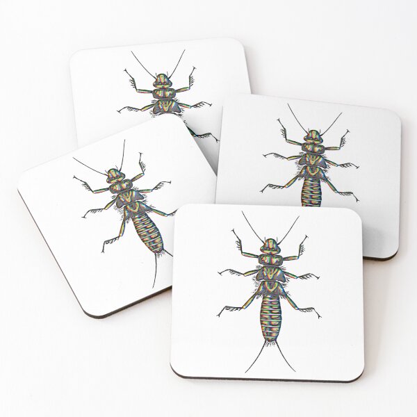 Item preview, Chromatic Golden stonefly (Hesperoperla) designed and sold by Artbychb.