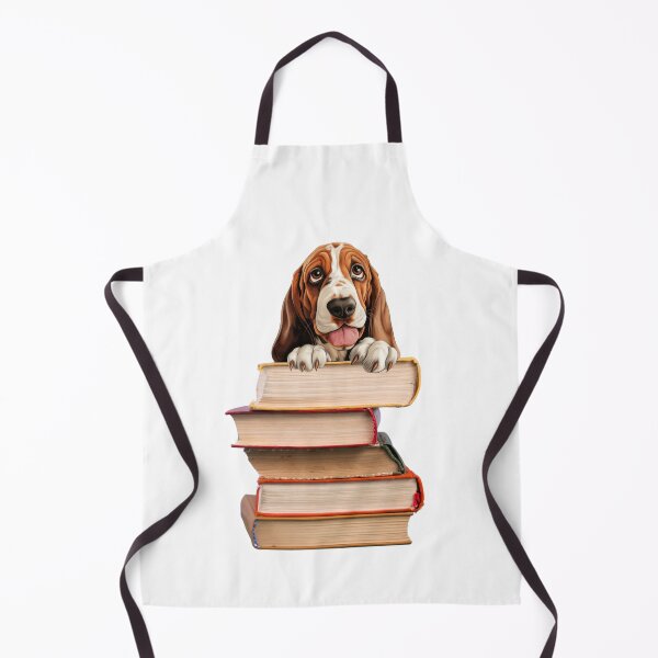 Item preview, Basset Hound And Books designed and sold by TheAnimalZ00.