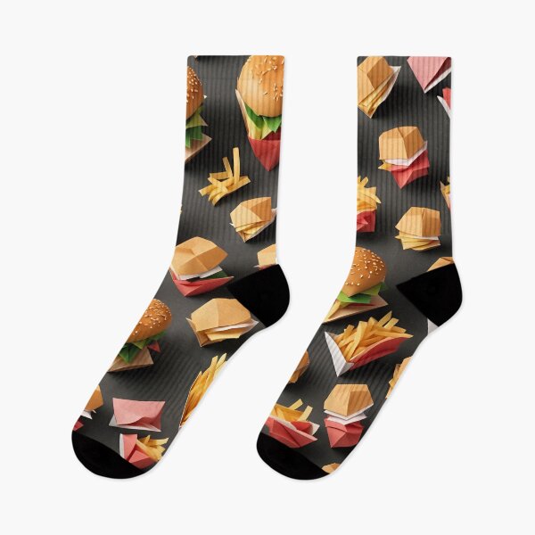 Item preview, Origami Art - Bite into Bliss: Hamburgers and Fries Extravaganza designed and sold by ArtfulFolds.