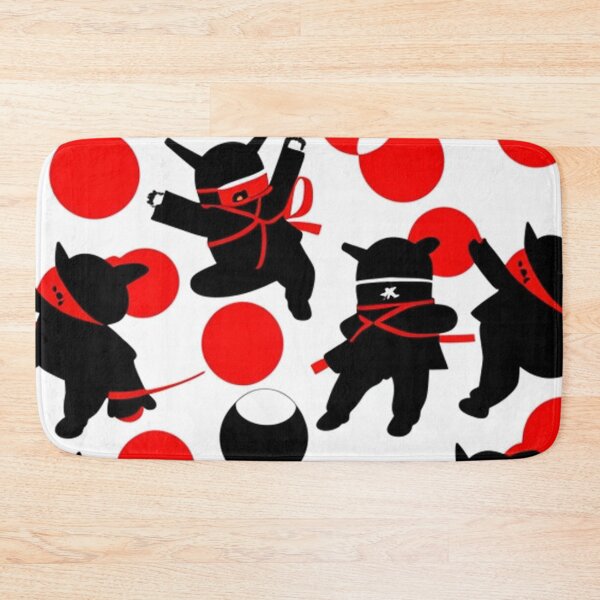 Item preview, Red and black little ninja pattern  designed and sold by Roxburylane.