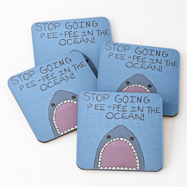 Item preview, Stop Going Pee-pee in the Ocean! designed and sold by mollyearle0313.