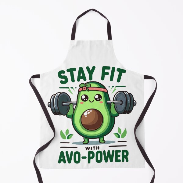 Item preview, Lifting Avocado - Cute Kawai Avocado Gym designed and sold by JessArty.