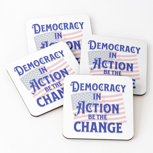 Item preview, Democracy in Action be the Change designed and sold by techdave.