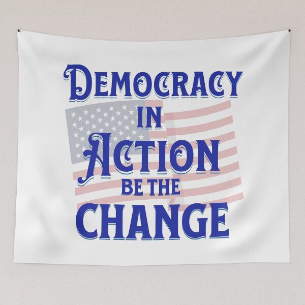 Item preview, Democracy in Action be the Change designed and sold by techdave.