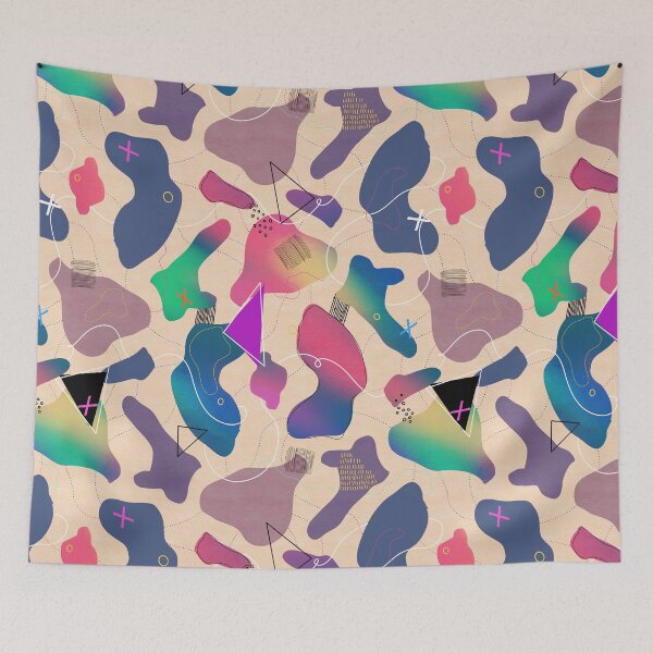 Item preview, Shapes and colors pattern #1 designed and sold by Patternifly.