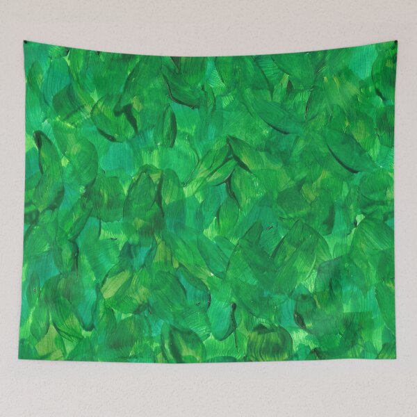 Item preview, Original Green Acrylic Painting - Artsy Vibes 4 designed and sold by LittleHCreative.