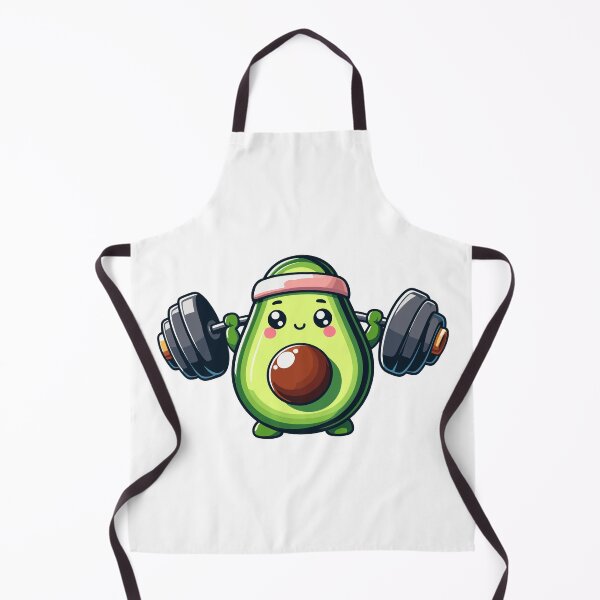 Item preview, Lifting Avocado - Kawai Avocado Gym designed and sold by JessArty.