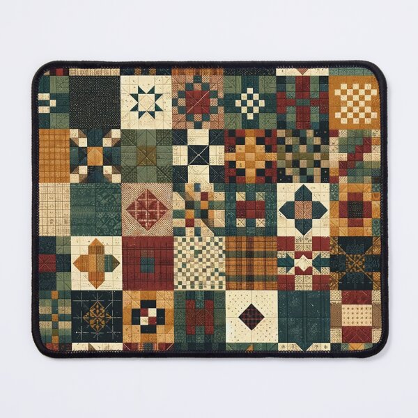 Item preview, Autumn Patchwork Pattern designed and sold by PinUpPizzazz.