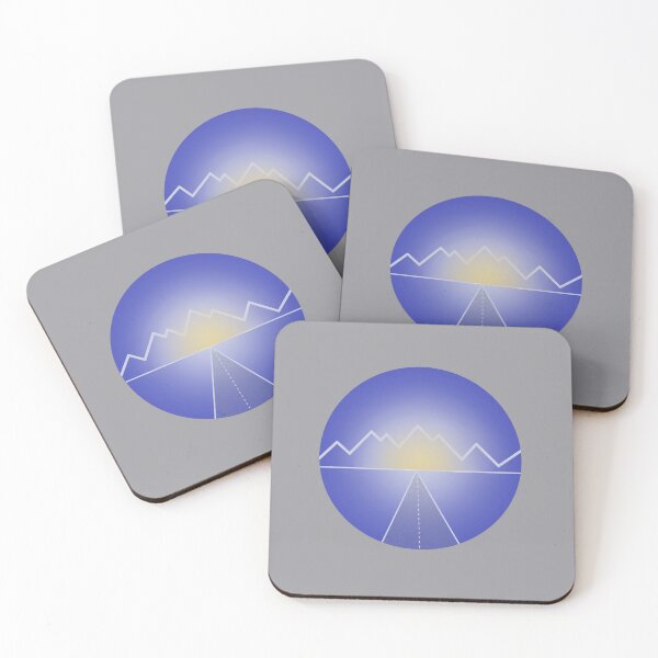 Item preview, Mountain Road Trip Circle designed and sold by NicoleFehrArt.