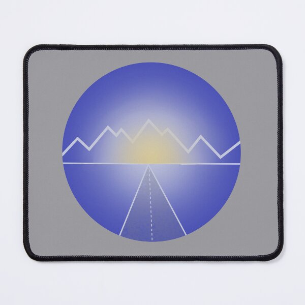 Item preview, Mountain Road Trip Circle designed and sold by NicoleFehrArt.