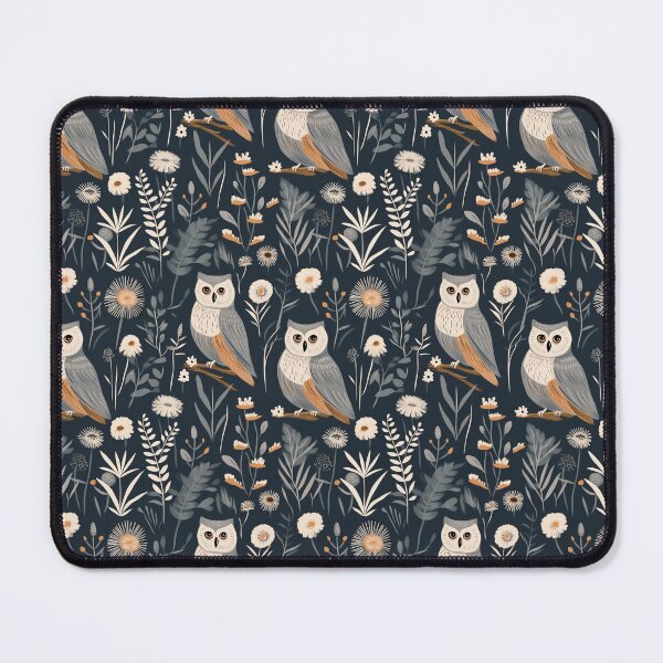 Item preview, owls with wildflowers #4 designed and sold by darkartsflowers.