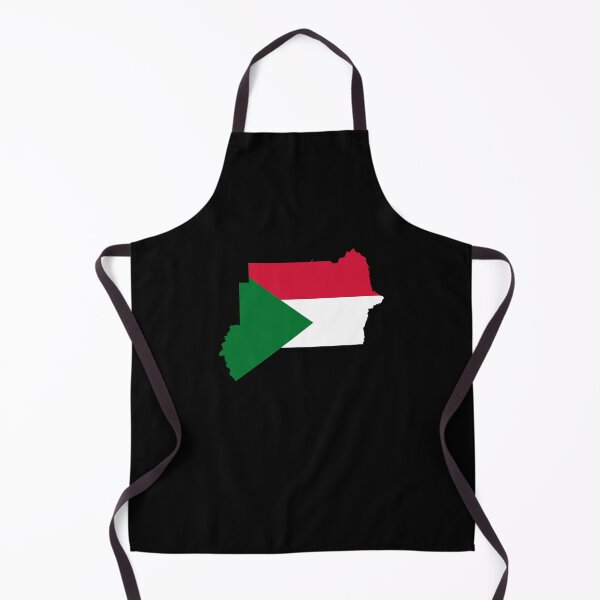 Item preview, Flag Map of Sudan designed and sold by feether-store.