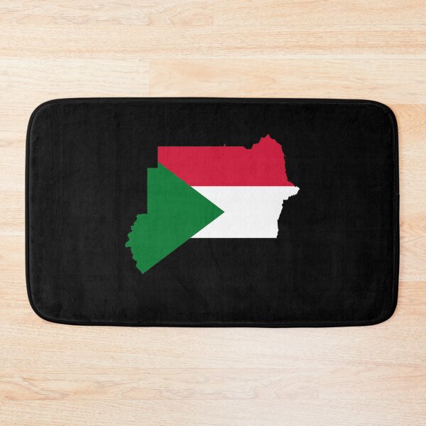 Item preview, Flag Map of Sudan designed and sold by feether-store.