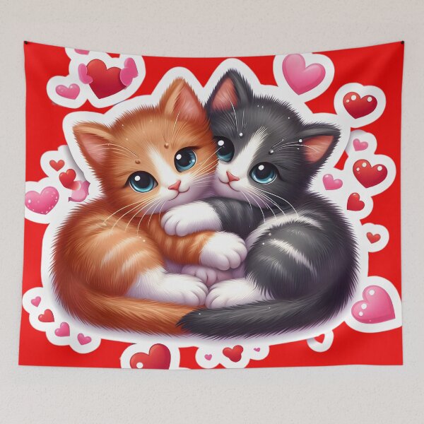 Item preview, Heartfelt Whiskers designed and sold by AI-Only Creations.