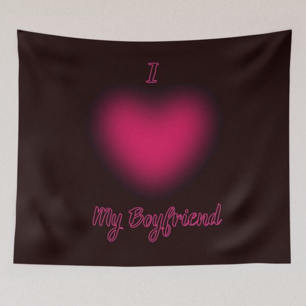 Item preview, I love My Boyfriend, Valentines Day, heart designed and sold by PrinceskiKinii.
