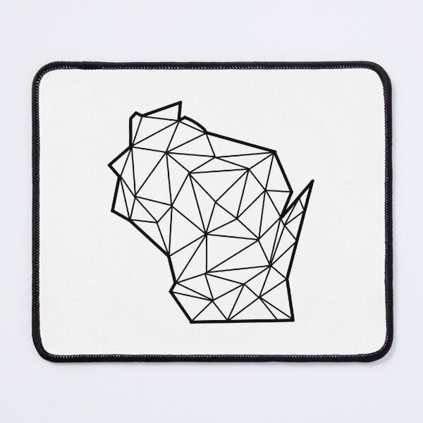 Item preview, Geometric Wisconsin State Design designed and sold by anne-dromeda.