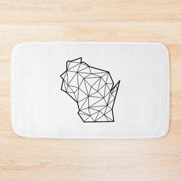 Item preview, Geometric Wisconsin State Design designed and sold by anne-dromeda.