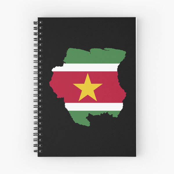 Item preview, Flag Map of Suriname designed and sold by feether-store.
