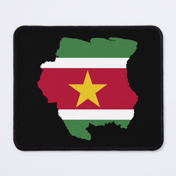 Item preview, Flag Map of Suriname designed and sold by feether-store.