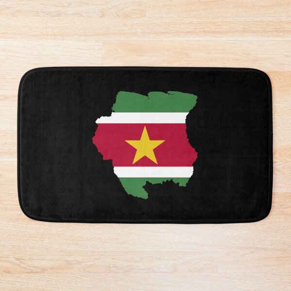 Item preview, Flag Map of Suriname designed and sold by feether-store.