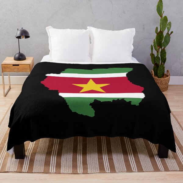 Item preview, Flag Map of Suriname designed and sold by feether-store.