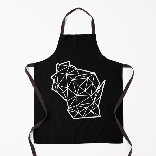 Item preview, Geometric Wisconsin State Design - White Lines designed and sold by anne-dromeda.