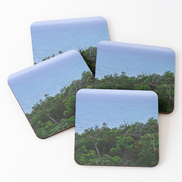 Item preview, Hidden sea idyll behind the green: Unique forest and sea views - Exclusive photo print for collectors Coastline Australia designed and sold by TRex-Landscapes.