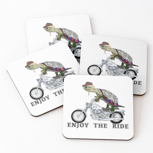 Item preview, Turtle Love, Painted Turtle, Chicago, Illinois, Cowboy Hat, Enjoy the Ride, motorcycles designed and sold by Colleen Macomber.