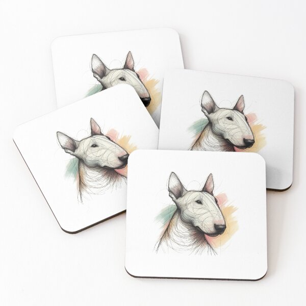 Item preview, Colorful bull terrier designed and sold by Dbullt.
