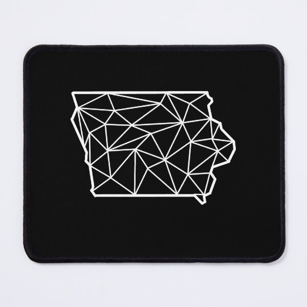 Item preview, Geometric Iowa State Design - White Lines designed and sold by anne-dromeda.