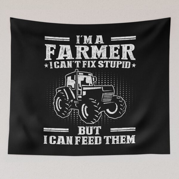 Item preview, I'm A Farmer I Feed People - Farming Tractor Funny Farmer designed and sold by MobyStickers.