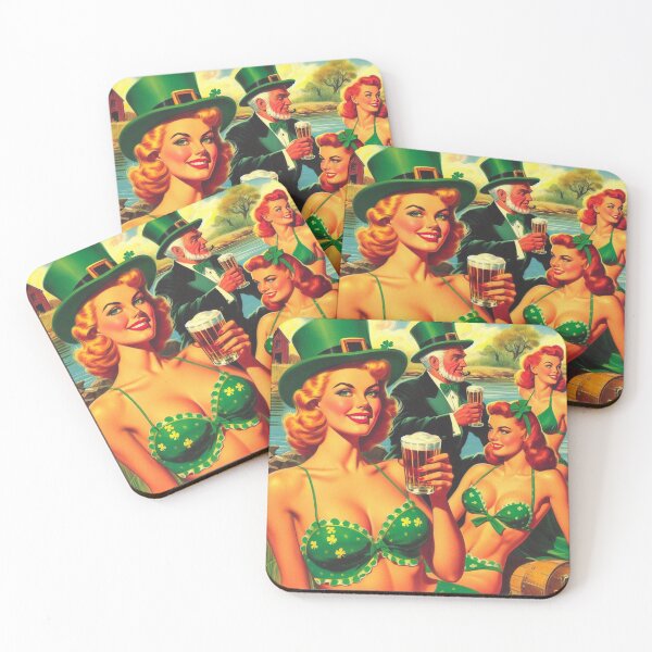 Item preview, Retro Irish Pin Up designed and sold by PulpVintage.