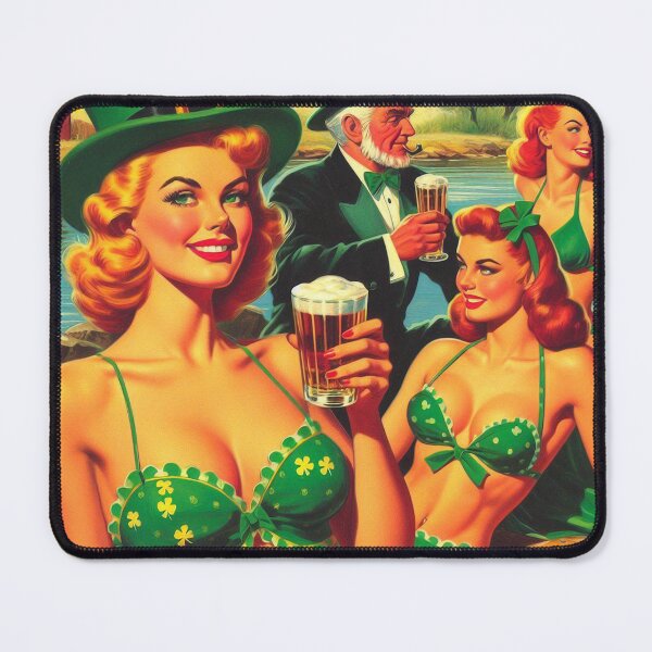 Item preview, Retro Irish Pin Up designed and sold by PulpVintage.