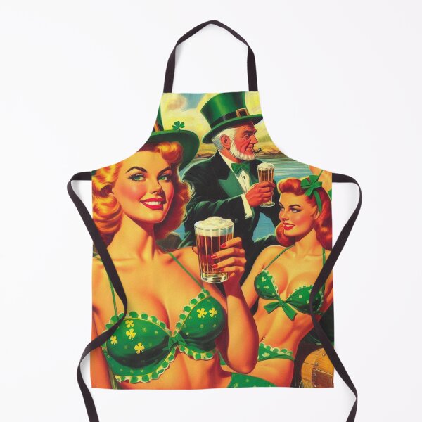 Artikelvorschau, Retro irisches Pin-Up entworfen und verkauft von PulpVintage.