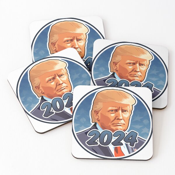 Aperçu de l'œuvre Trump 2024 Sticker créée et vendue par SmashTeen.
