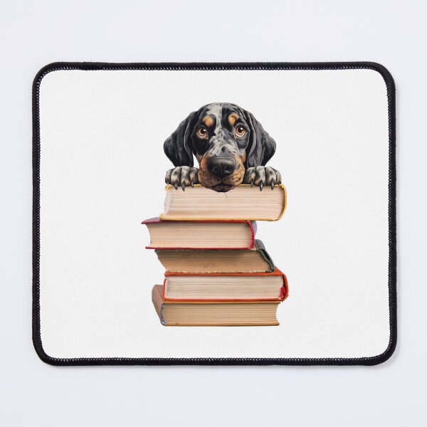 Item preview, Bluetick Coonhound And Books designed and sold by TheAnimalZ00.