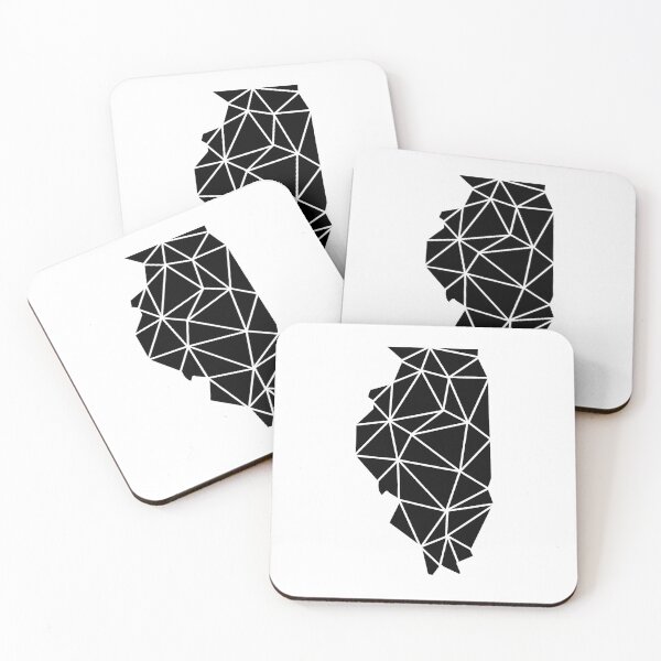Item preview, Geometric Illinois State Design - Inverted designed and sold by anne-dromeda.