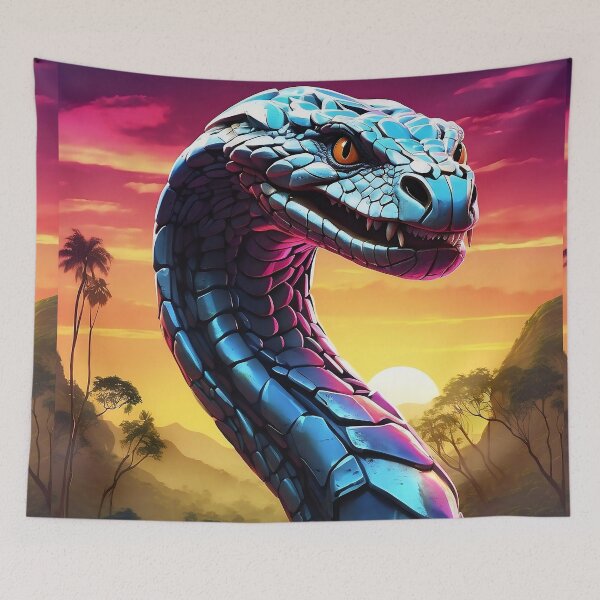 Item preview, Dawn of the Mech-Serpent: A New Horizon in Evolution designed and sold by ArtComixHaven.